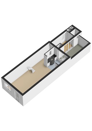 Floorplan - Sluisweg 30, 3751 BP Bunschoten-Spakenburg